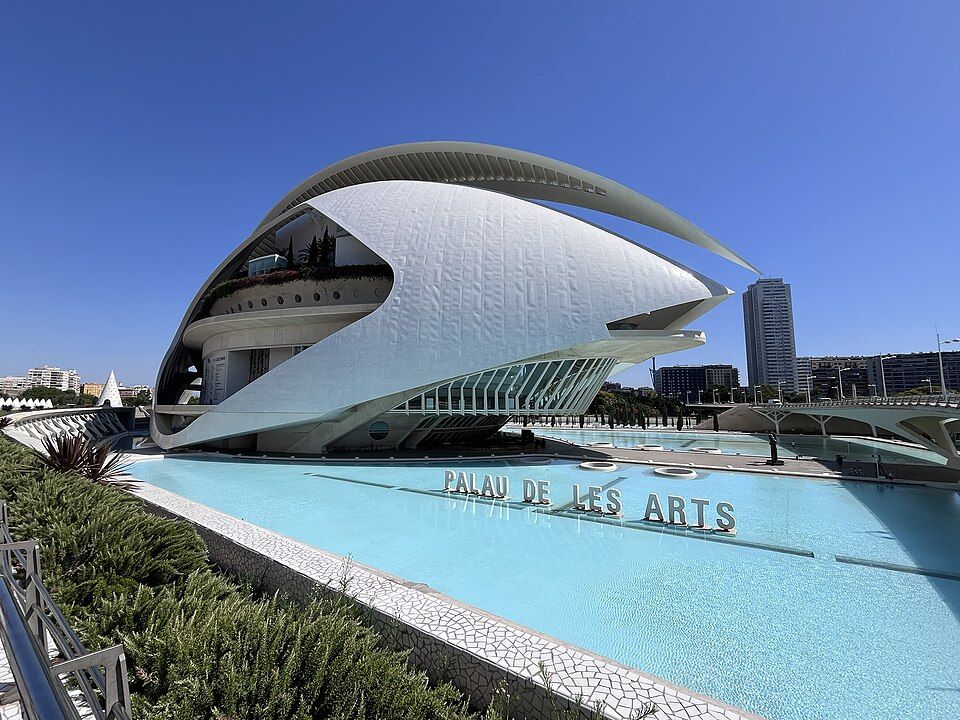 The Palau de les Arts in Valencia's City of Arts and Sciences