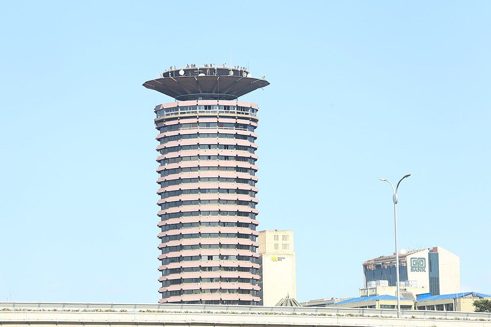 The KICC tower in Nairobi