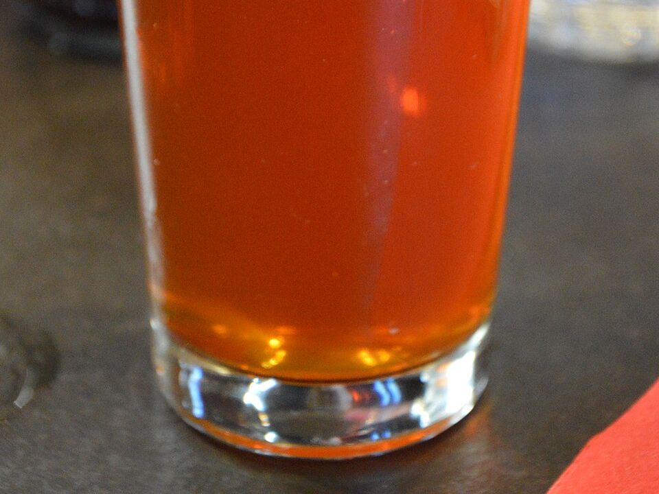 A glass of beer. Illustration