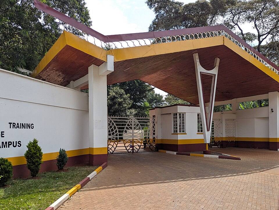 The entrance to the Kenya Medical Training College's Karen campus, Nairobi