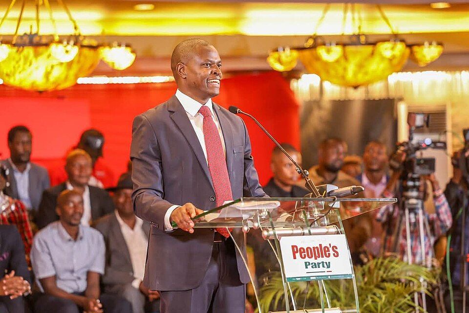 Ndindi Nyoro at the launch of the People's Party of Kenya in August 2026