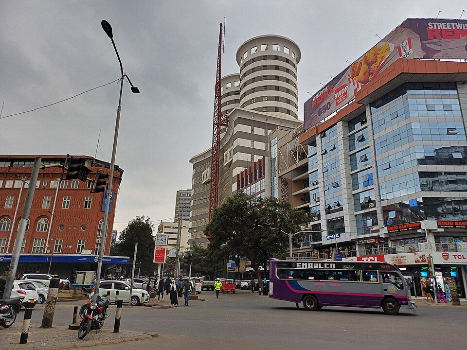 Stanbic House, Nation Centre and Superior Centre in Nairobi